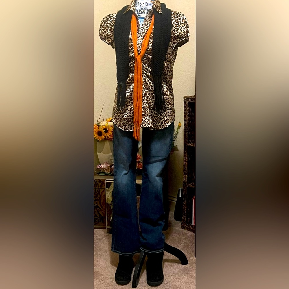 American Eagle Kick Boot-dark wash denim jeans